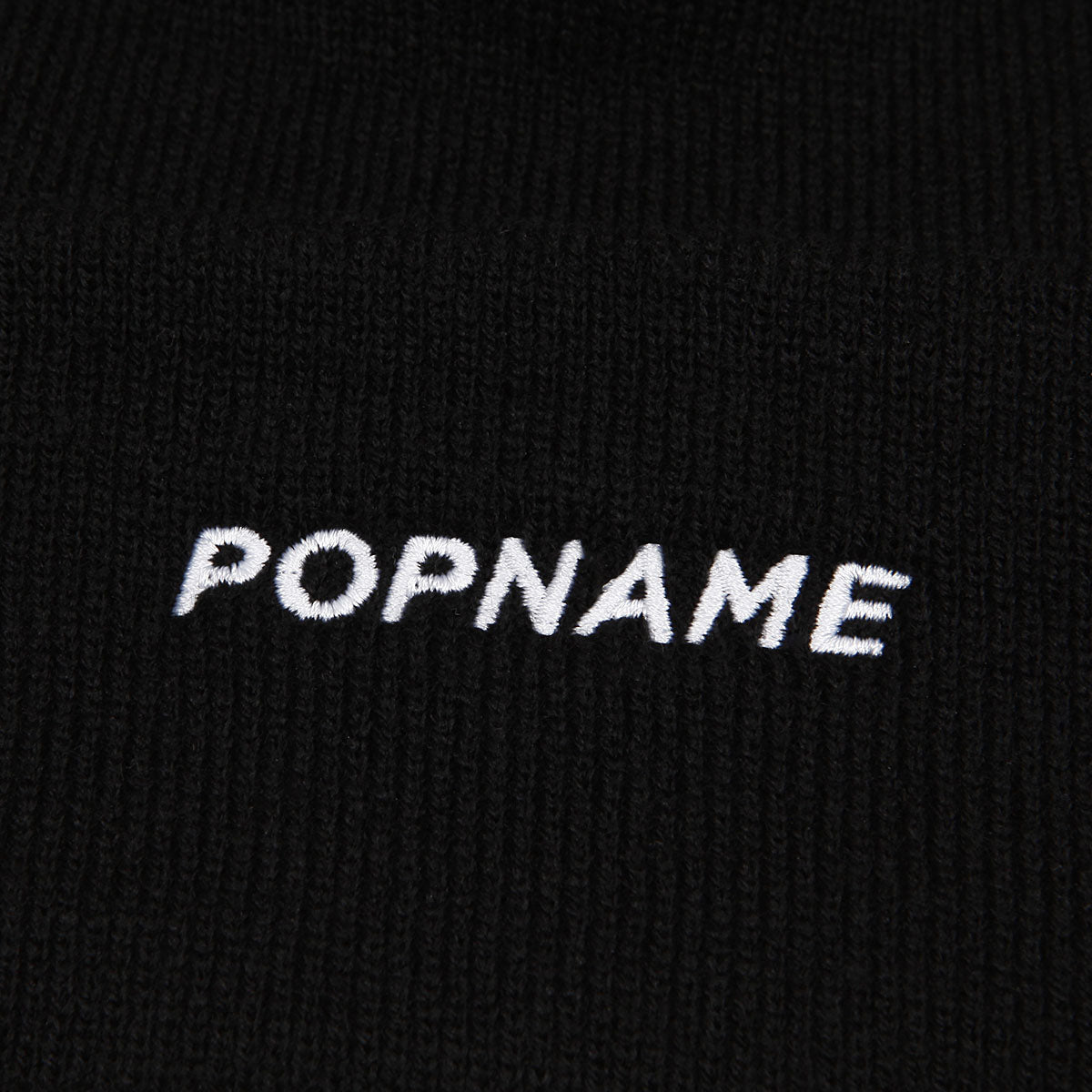 Popname Basic Logo Beanie Black