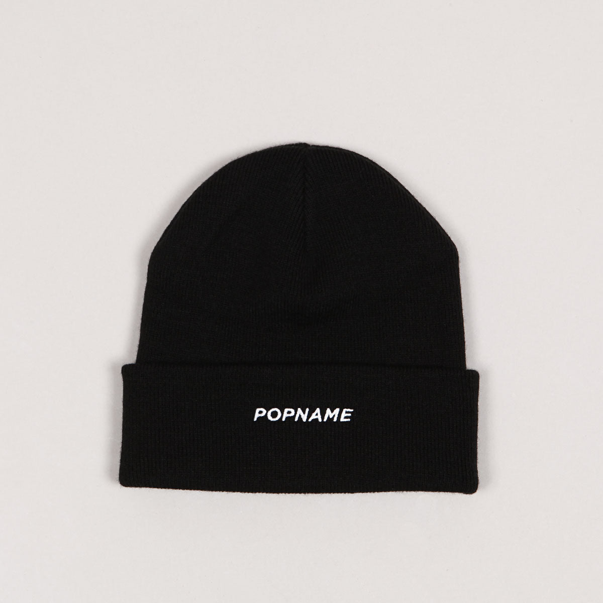 Popname Basic Logo Beanie Black
