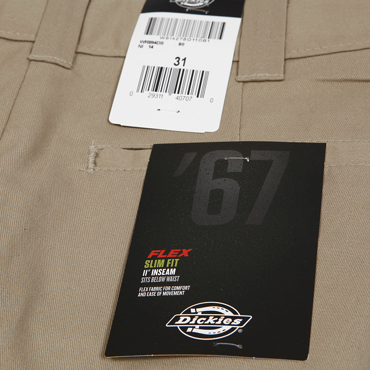 Dickies Industrial 894 Work Shorts Khaki