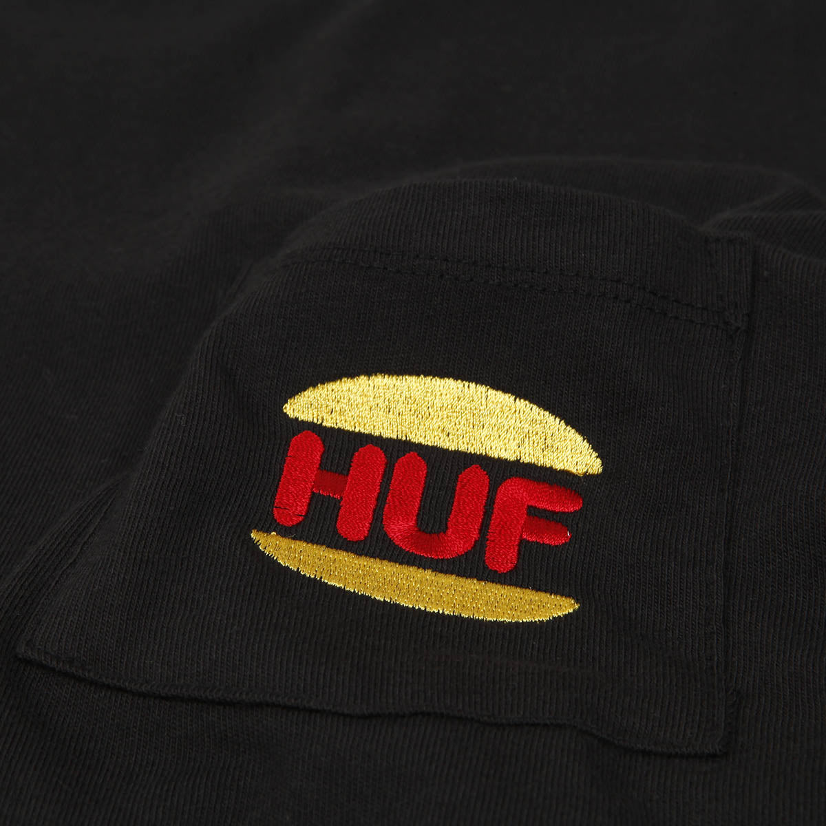HUF Regal Pocket Tee Black