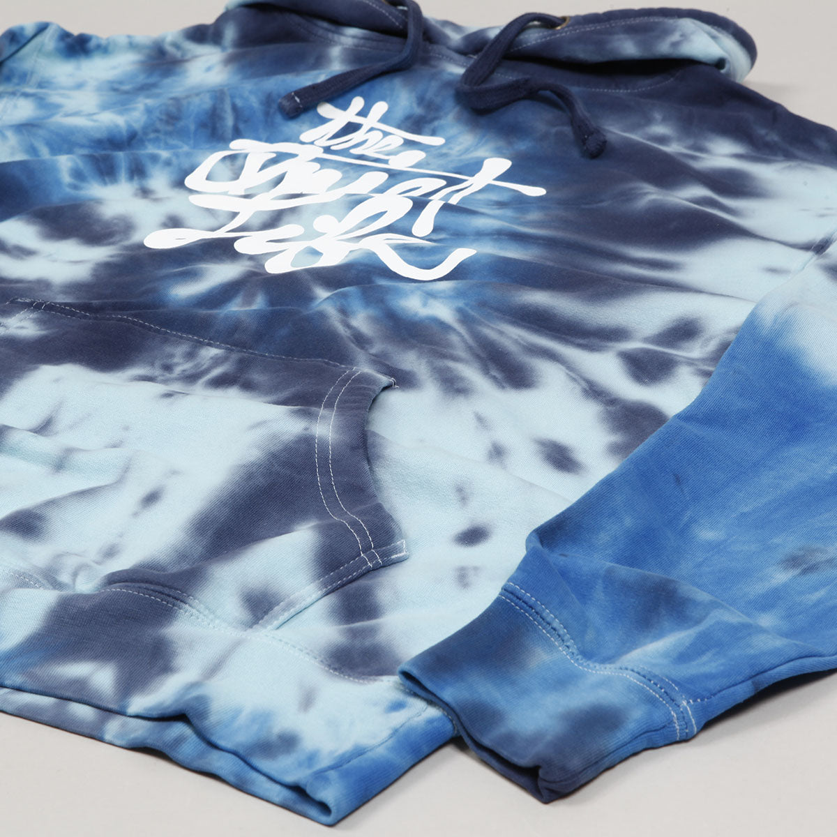 Quiet Life Cody Script Hoodie Dye Blue
