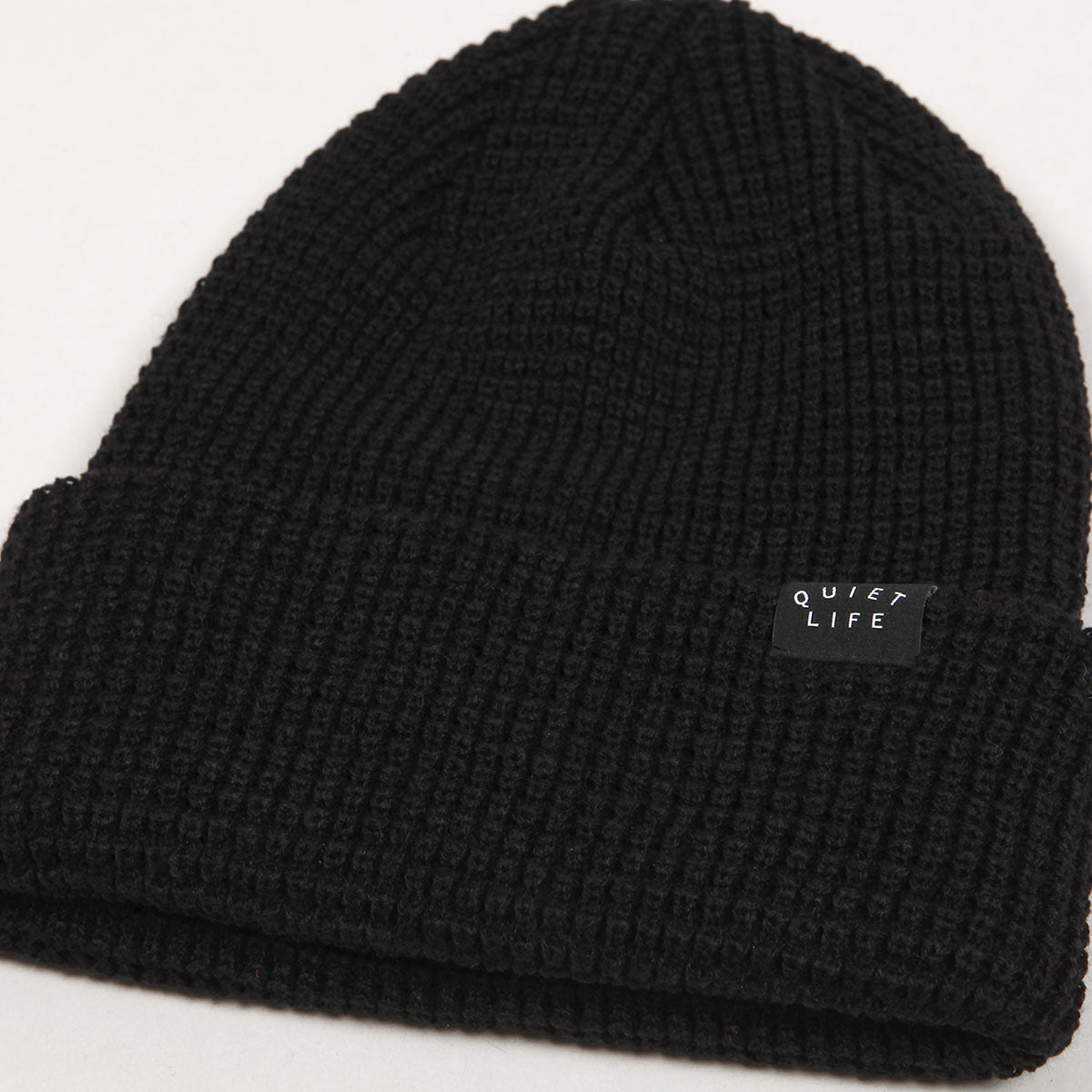Quiet Life Waffle Beanie Black