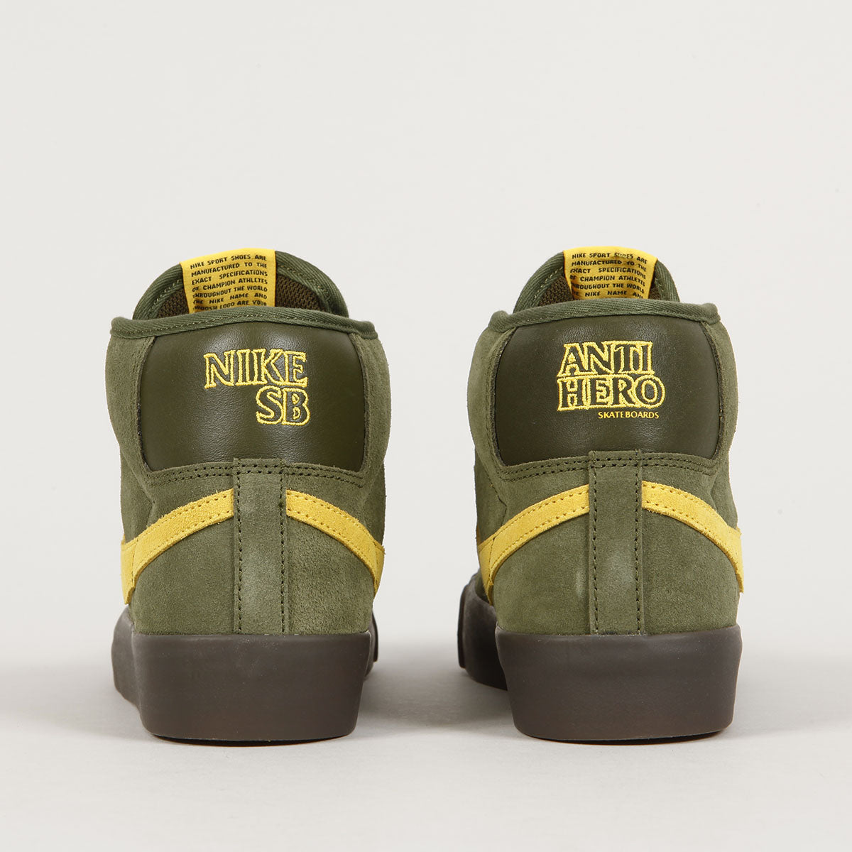 Nike SB x Antihero Blazer Mid GT Green Amarillo