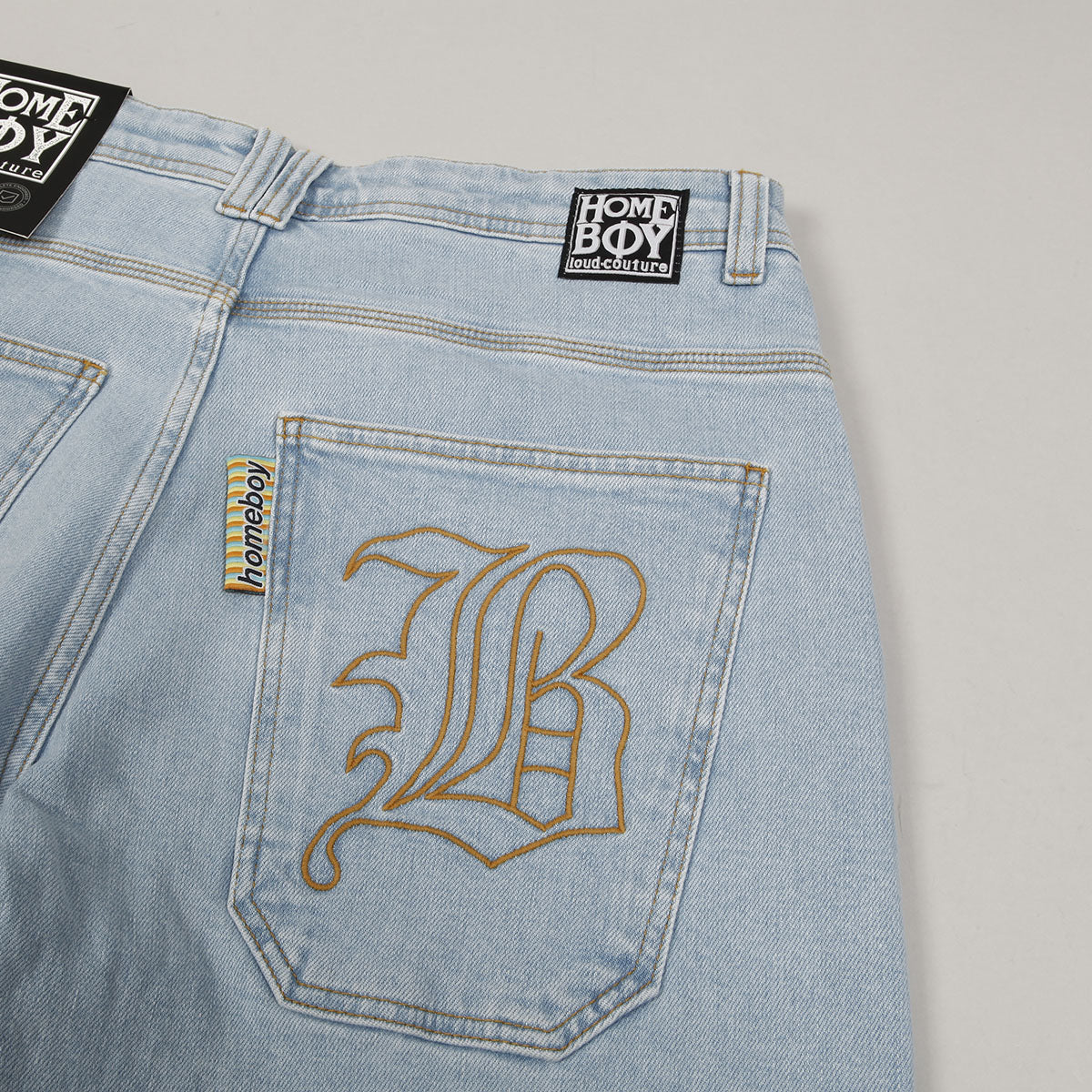 Homeboy Monster Gothic Denim Pants Moon