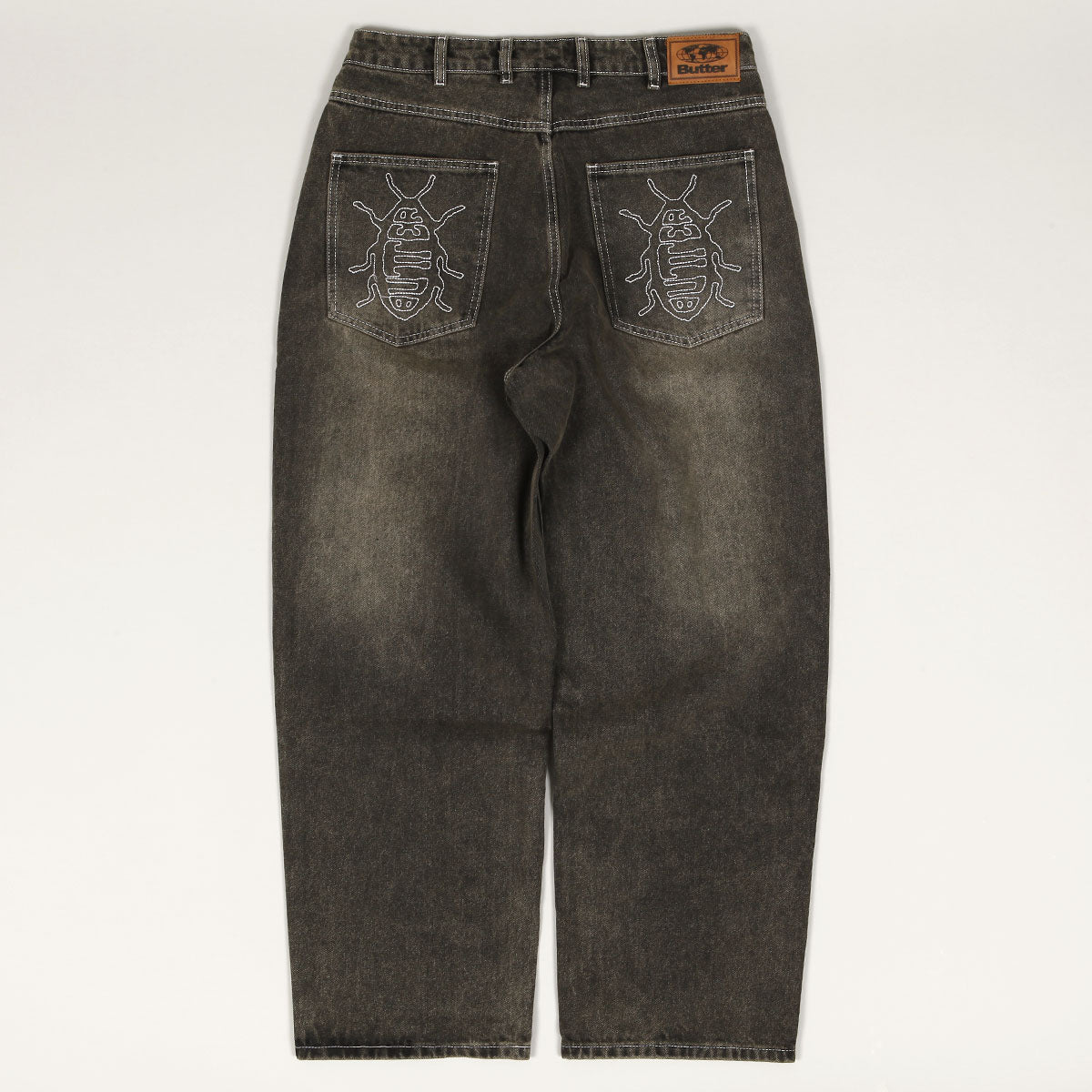 Butter Goods Roach Denim Pants Wash Black