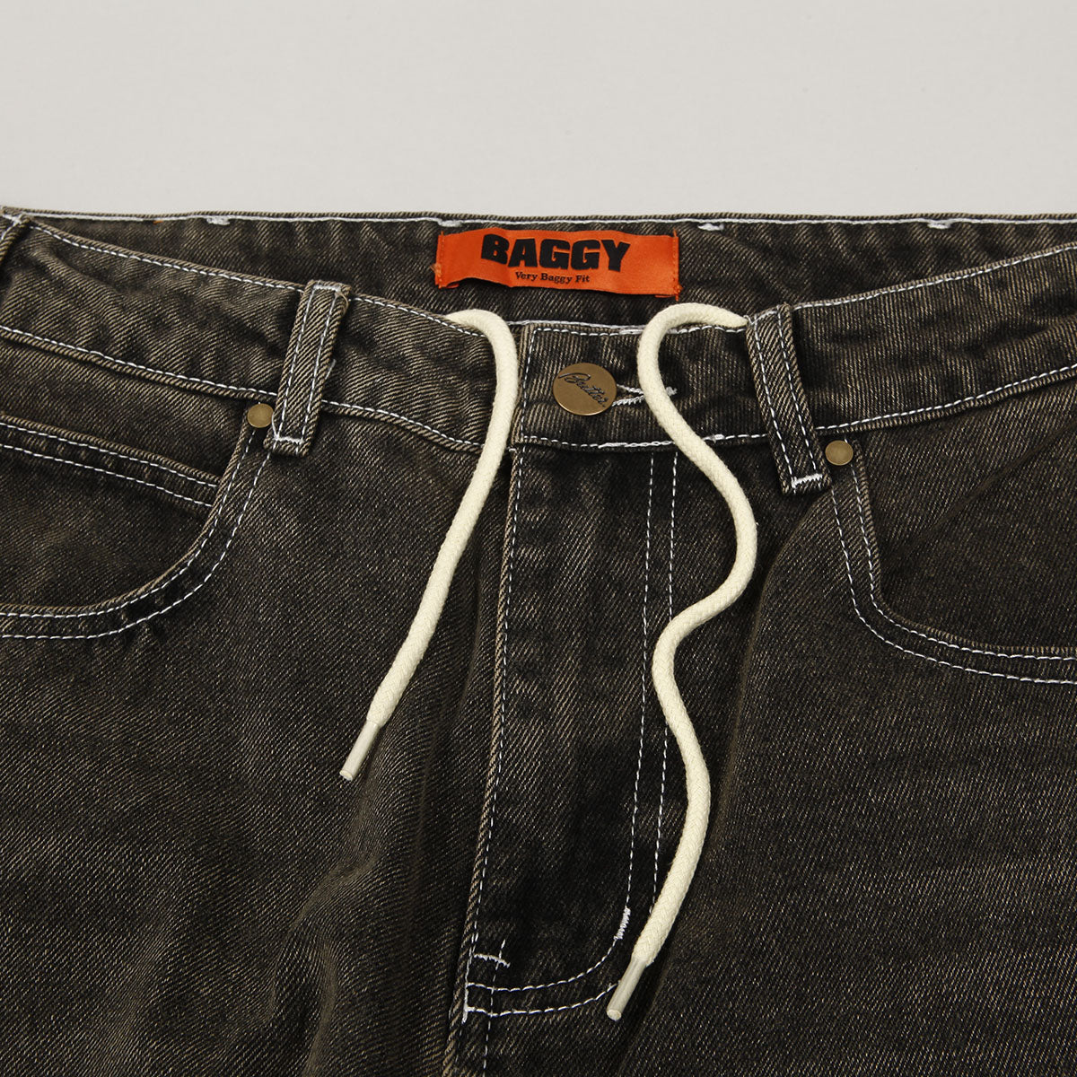 Butter Goods Roach Denim Pants Wash Black