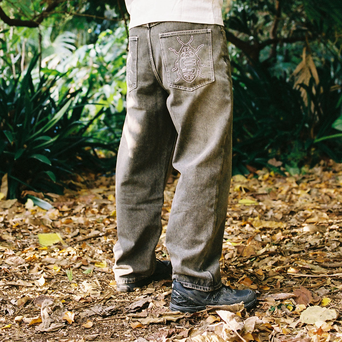 Butter Goods Roach Denim Pants Wash Black