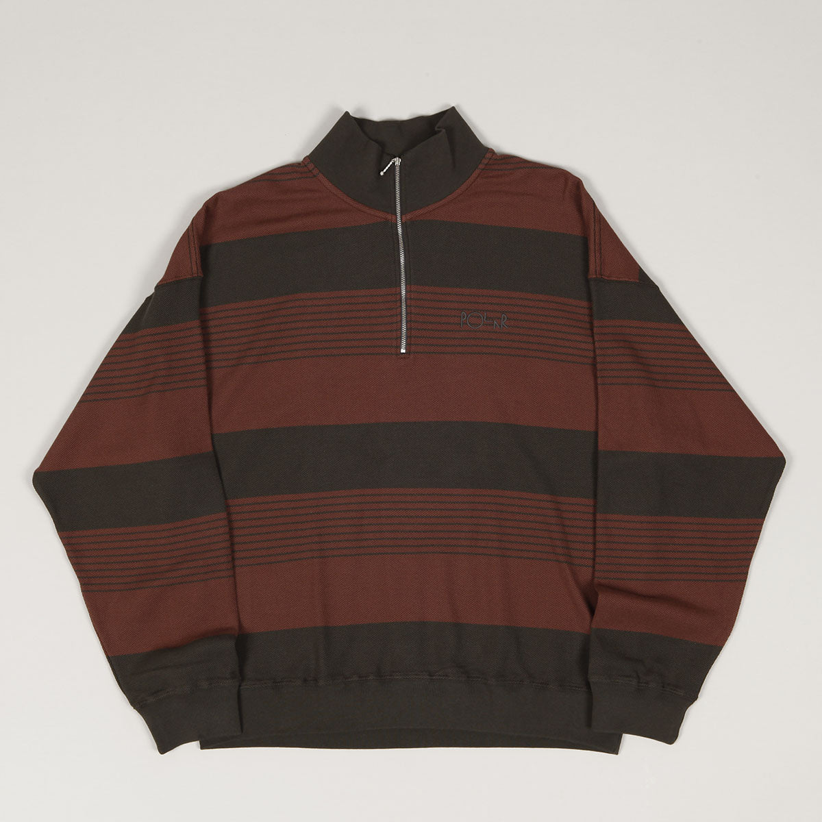 Polar Surf Half Zip Sweater Dirty Black