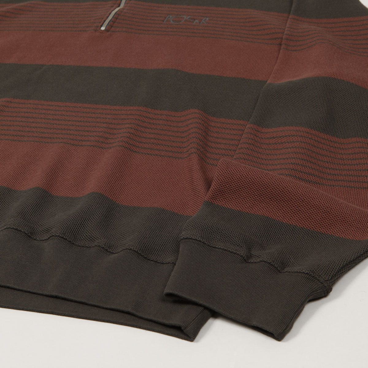 Polar Surf Half Zip Sweater Dirty Black