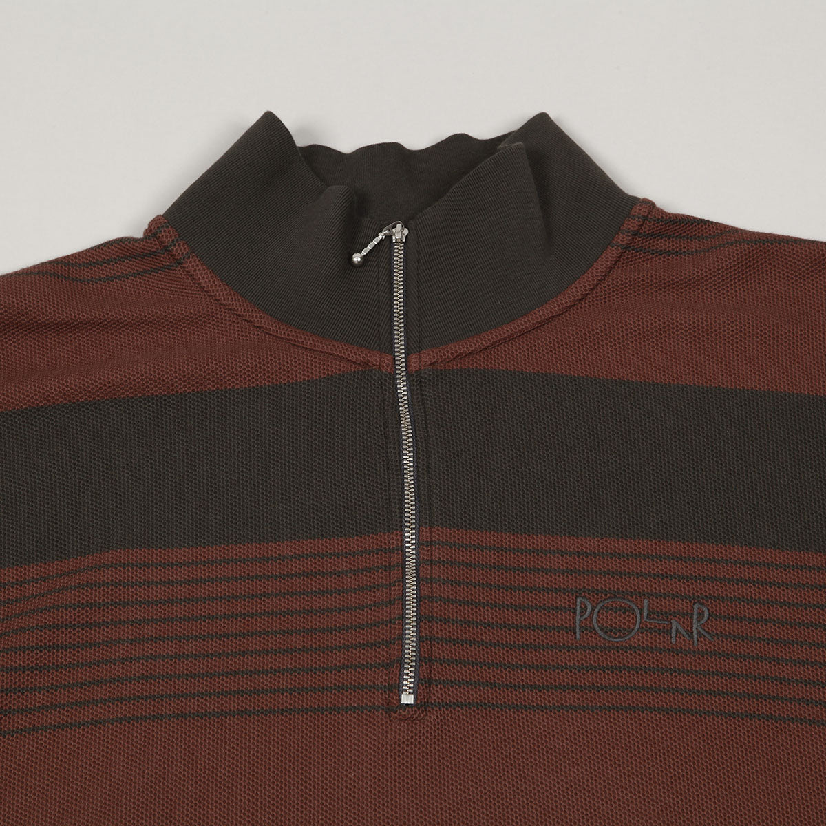 Polar Surf Half Zip Sweater Dirty Black