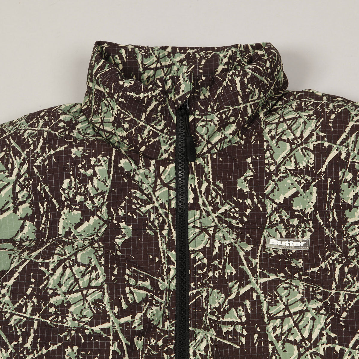 Butter Goods Endure Puffer Jacket Woods Camo