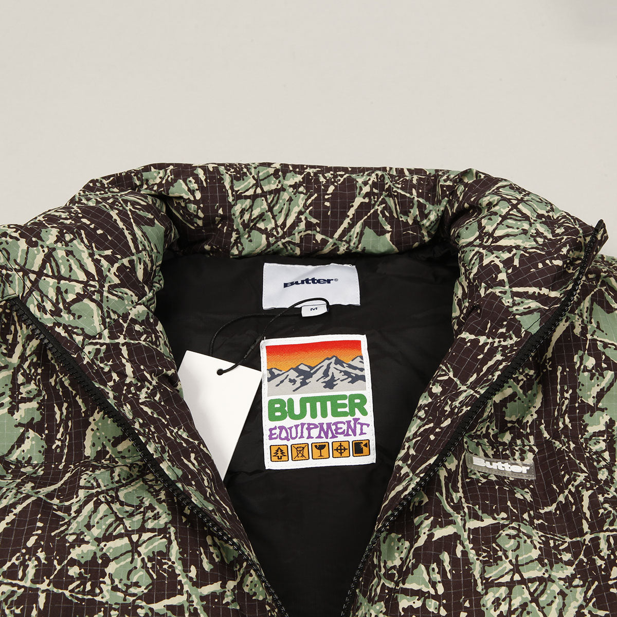 Butter Goods Endure Puffer Jacket Woods Camo