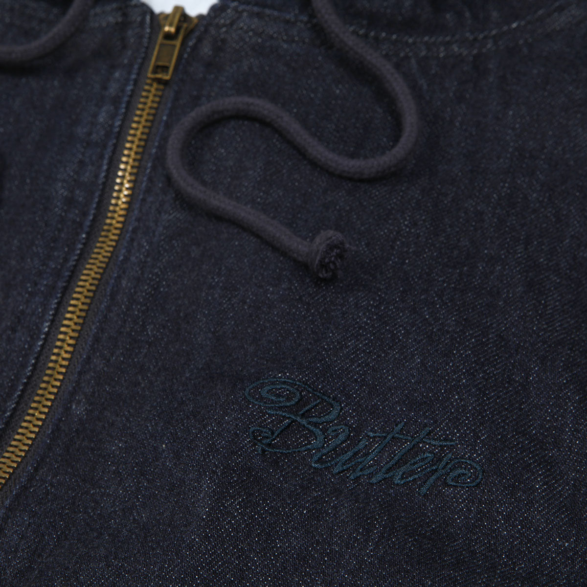 Butter Goods Hood Work Jacket Rinsed Indigo