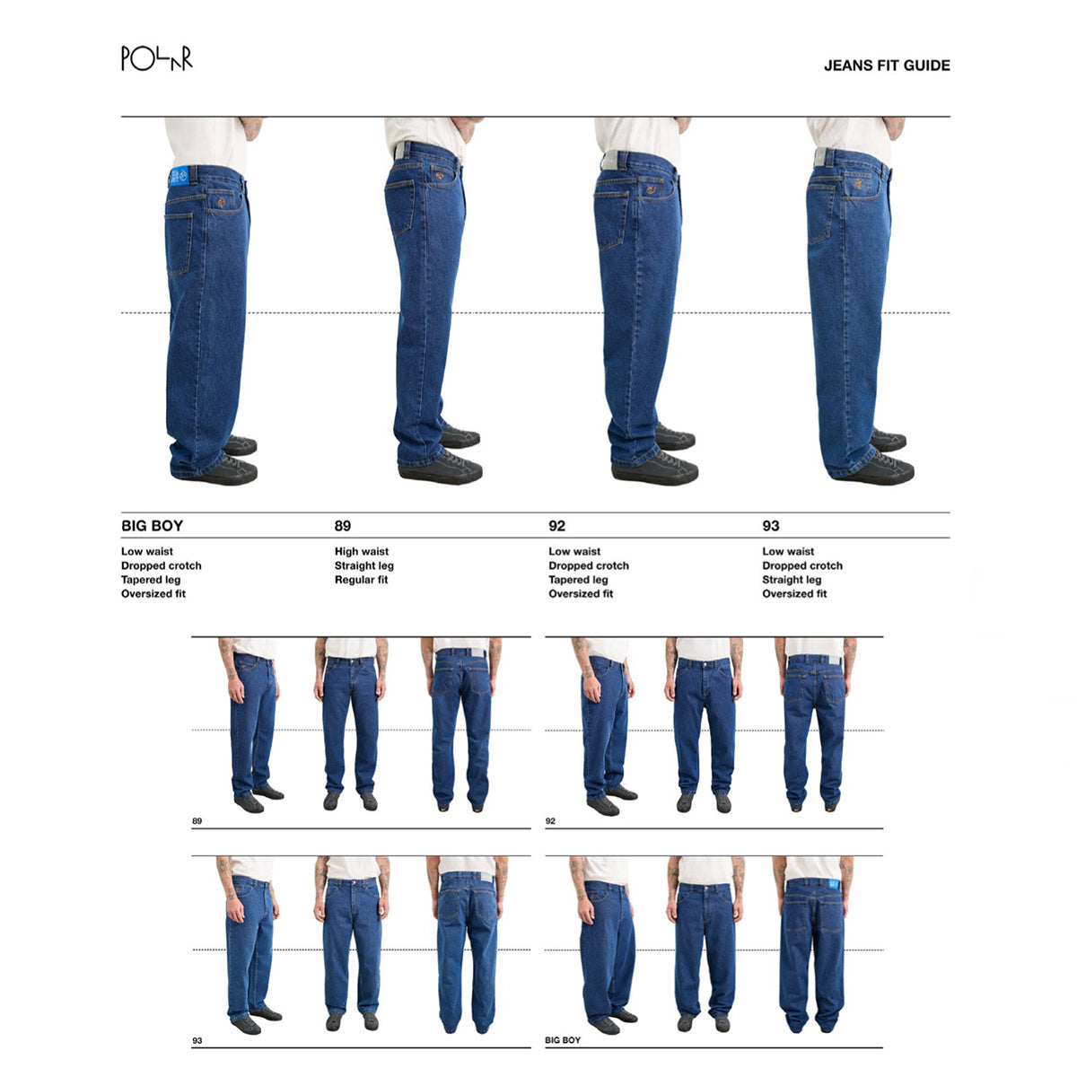 Polar Big Boy Jeans Red Black