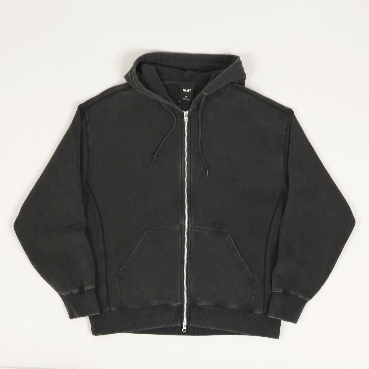 HUF Pacific Zip Hoodie Wash Black