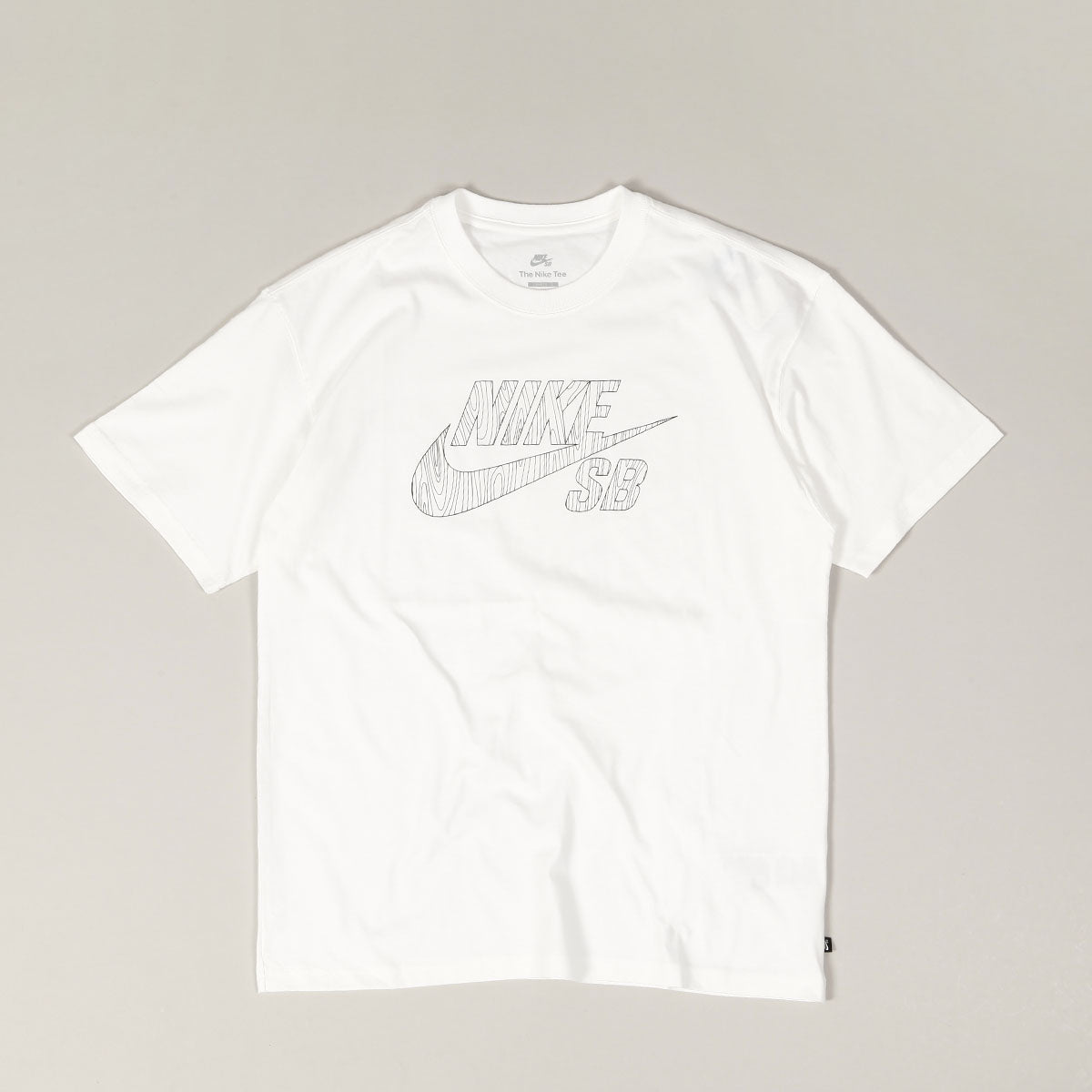 Nike SB Icon Fill Tee White Black