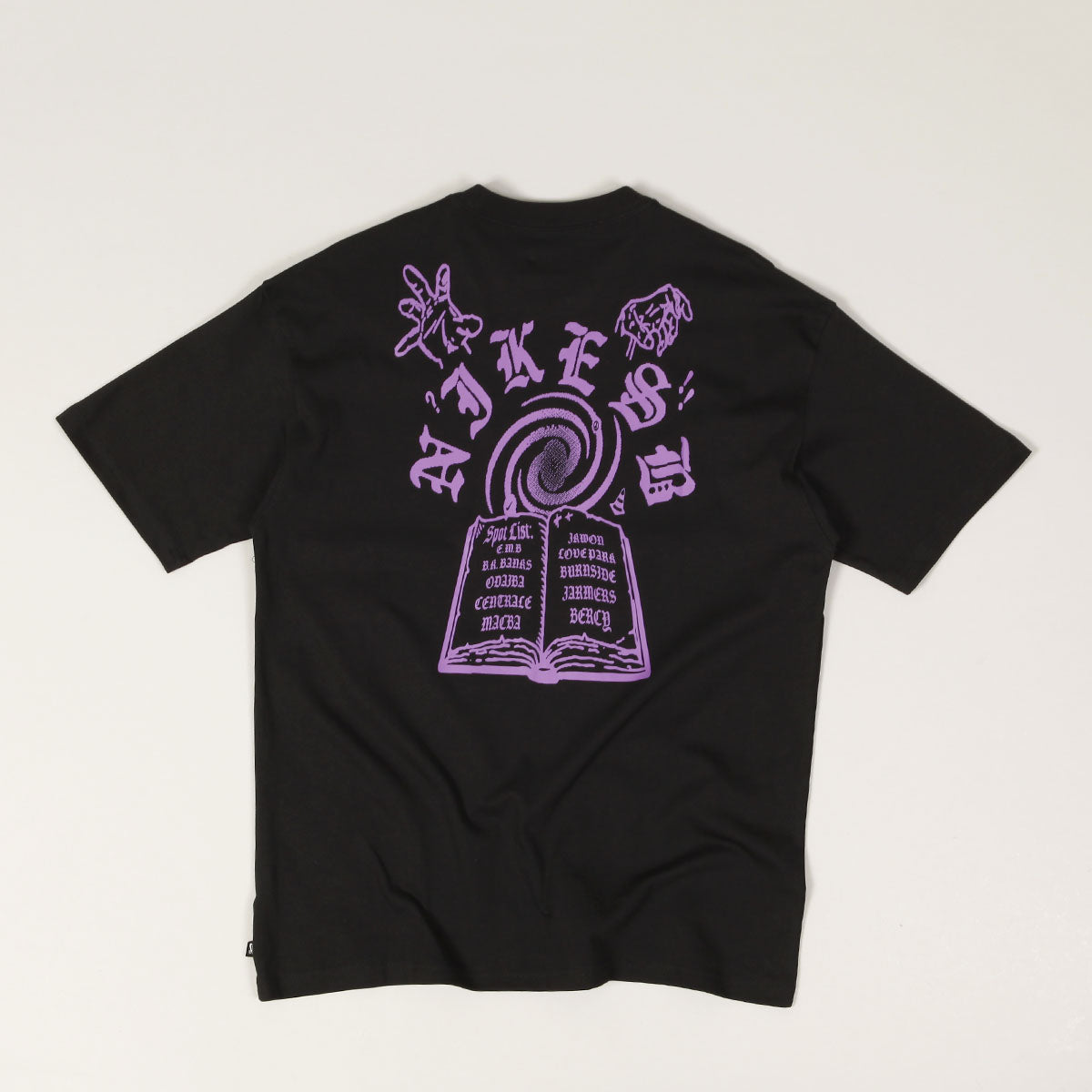 Nike SB Skate Spots Tee Black Purple