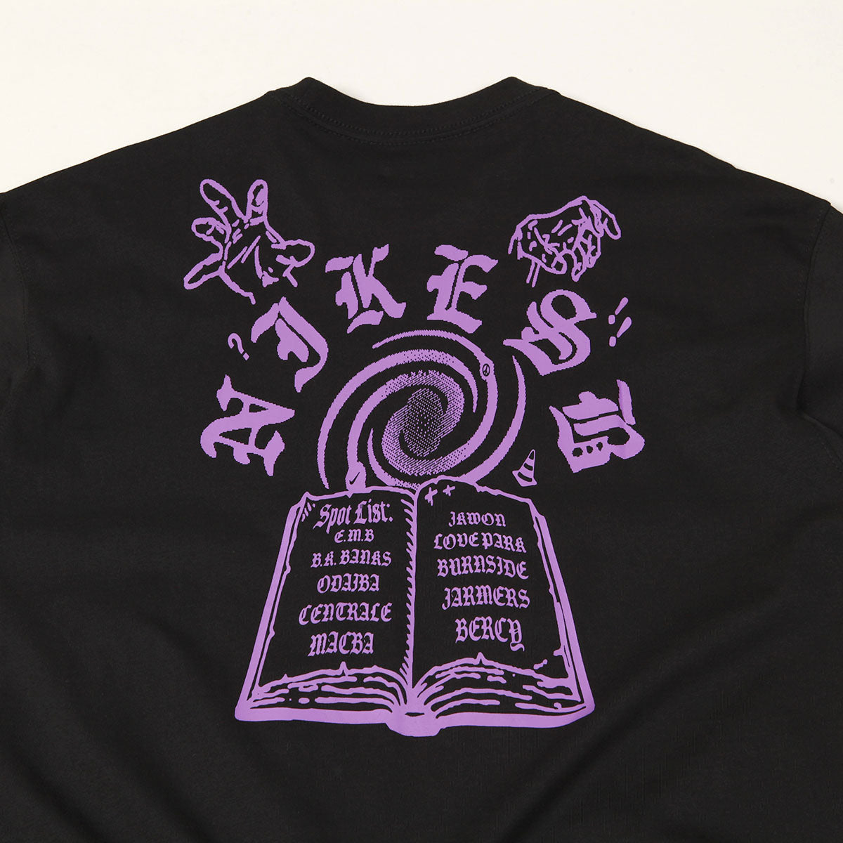 Nike SB Skate Spots Tee Black Purple