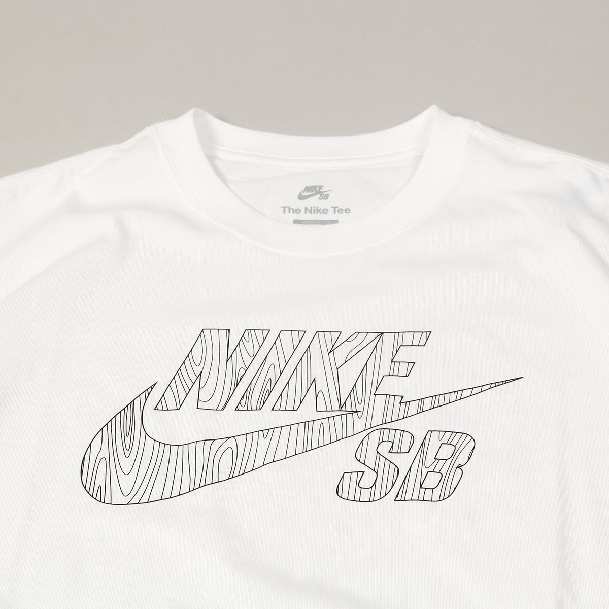 Nike SB Icon Fill Tee White Black