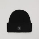 Polar Double Fold Merino Beanie Black