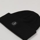 Polar Double Fold Merino Beanie Black