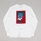 Tired Sad Karen LS Tee White