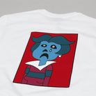 Tired Sad Karen LS Tee White