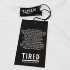 Tired Broken Key Pocket LS Tee White