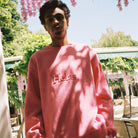 Hélas Class Relief Crewneck Plum