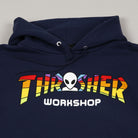 Thrasher x Alien Workshop Spectrum Hoodie Navy