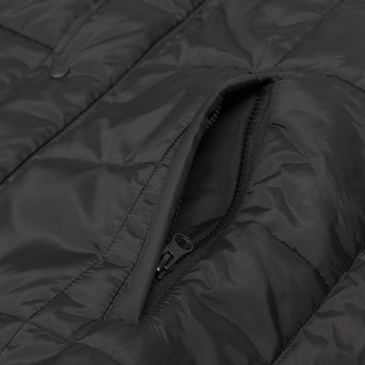 Butter Goods Grid Puffer Jacket Black