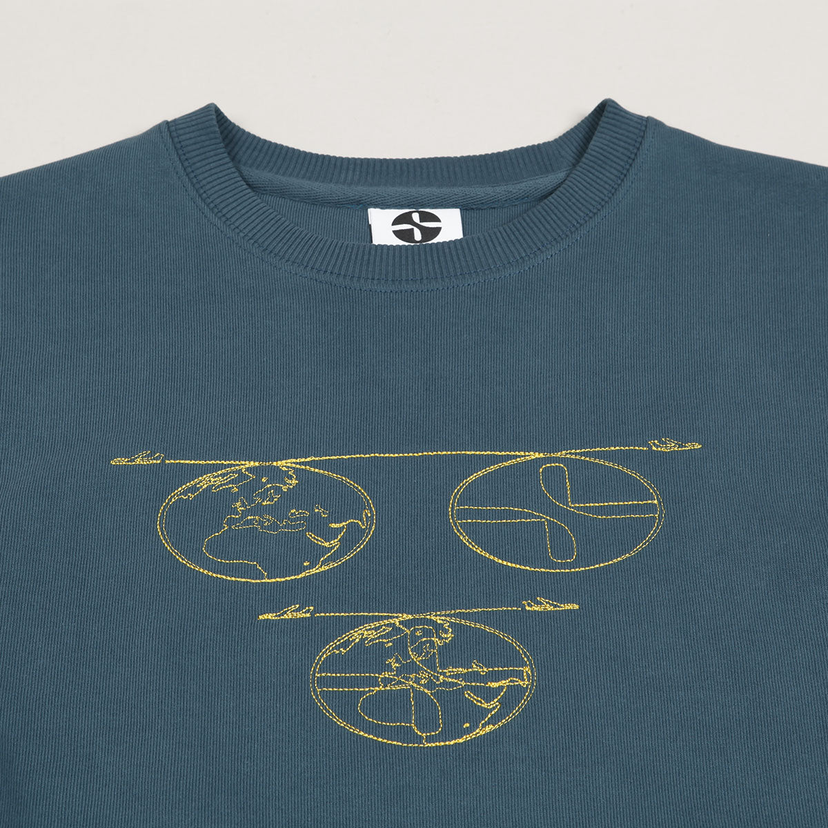 Sid Air Tricircle Crewneck Peacock