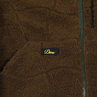 Dime Coverstich Sherpa Crewneck Brown