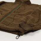 Dime Coverstich Sherpa Crewneck Brown