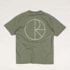 Polar Contrast Stroke Tee Moss Green