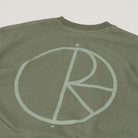 Polar Contrast Stroke Tee Moss Green