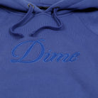 Dime Cursive Hoodie Deep Marine