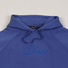 Dime Cursive Hoodie Deep Marine