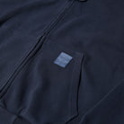 Butter Goods Waffle Zip Hoodie Navy Dye