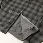 Butter Goods Waffle Zip Hoodie Grey Plaid